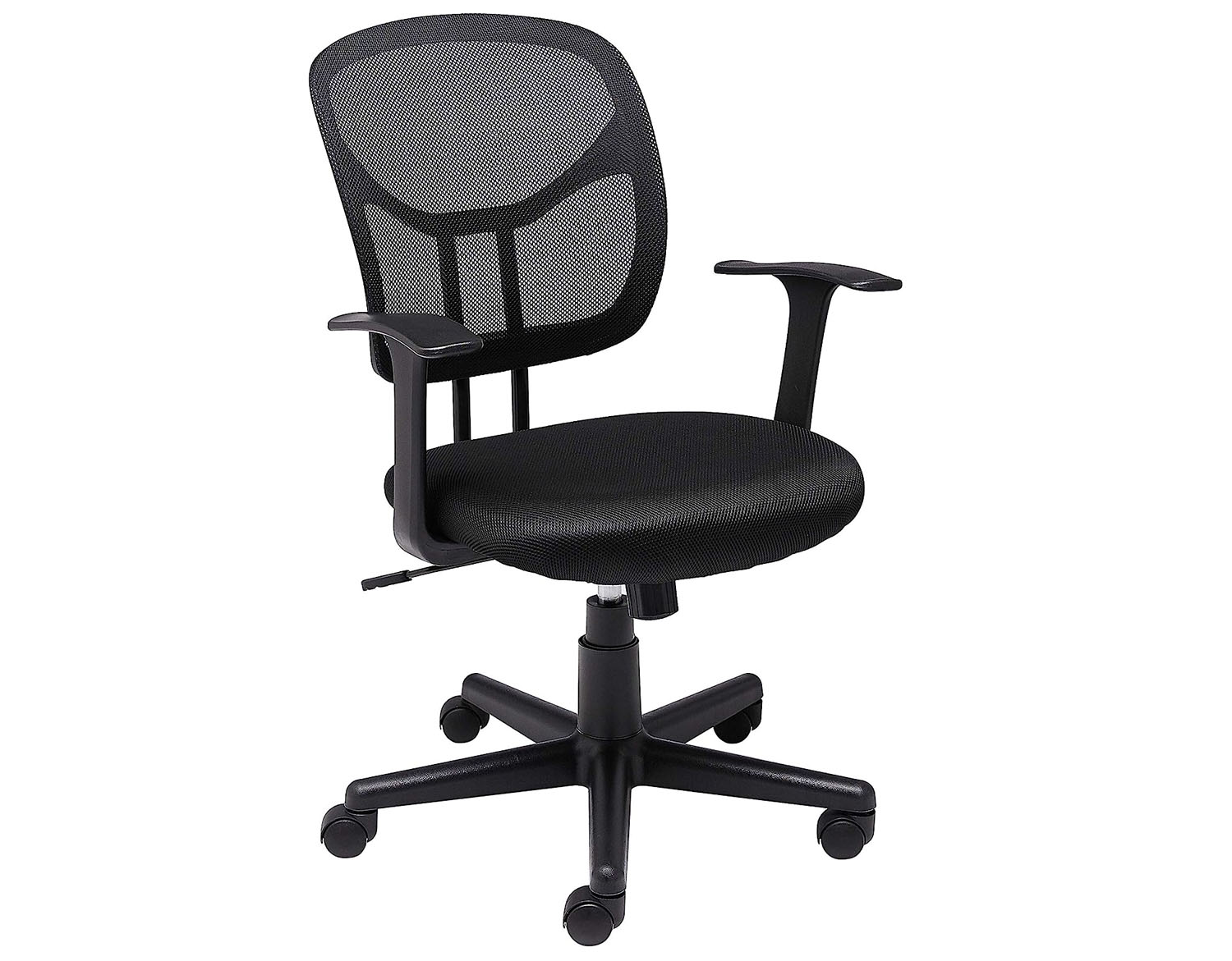 Black adjustable mesh office chair