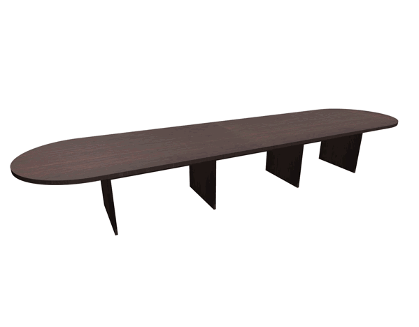 Sixteen-foot espresso conference table